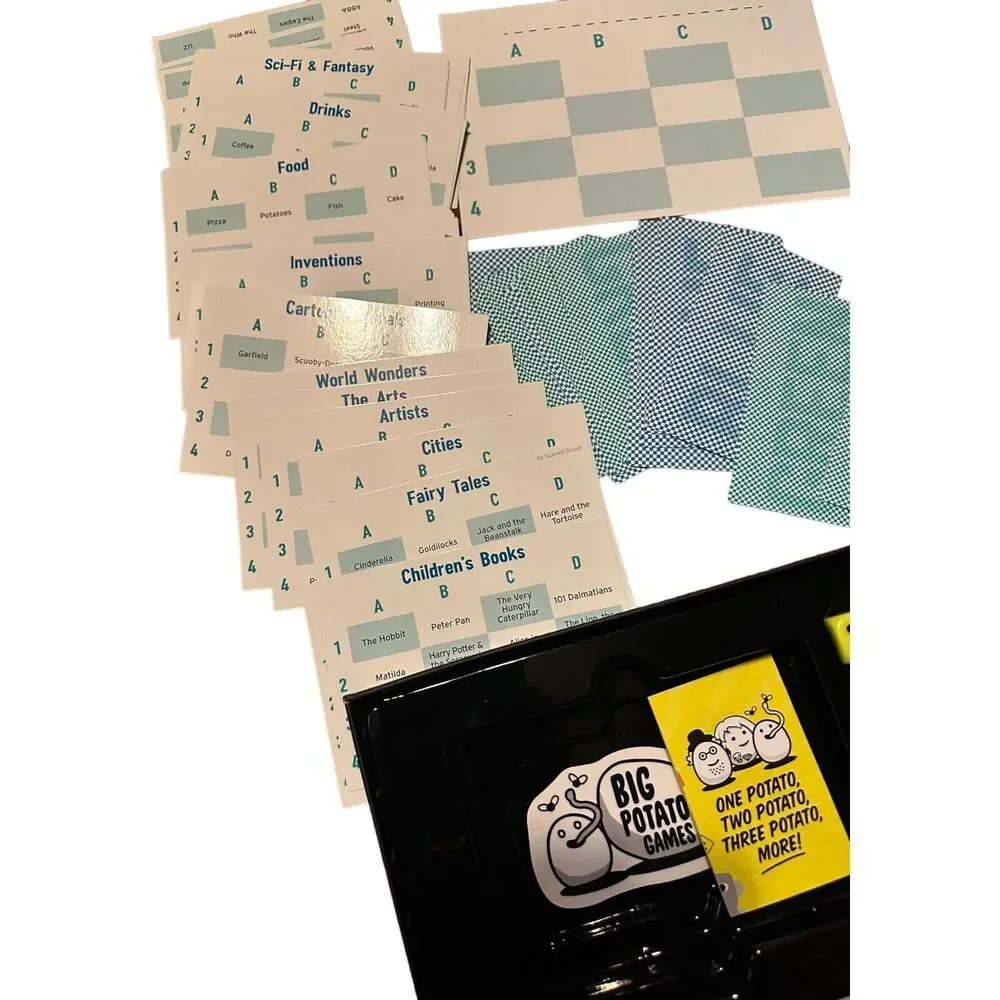 The Chameleon Game Social Party Word Card Game COMPLETE Big Potato